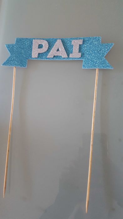 PAI - Placa para bolo/Aniversário
