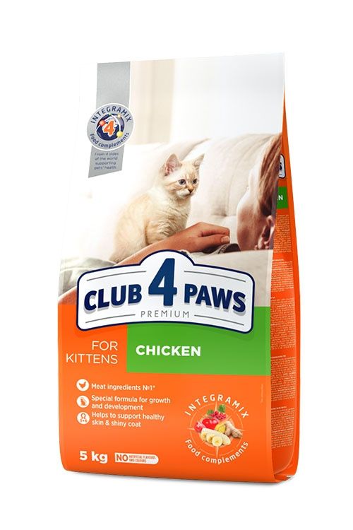 Club 4 Paws Premium For Kittens сухой корм для котят