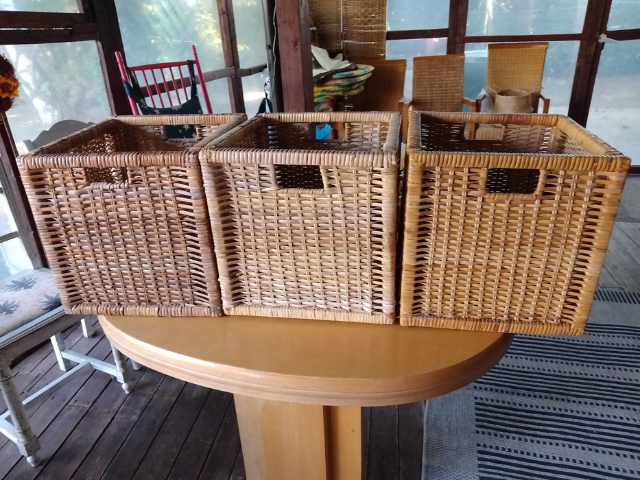 Pudełko, pojemnik ,kosz rattanowy  do przechowywania