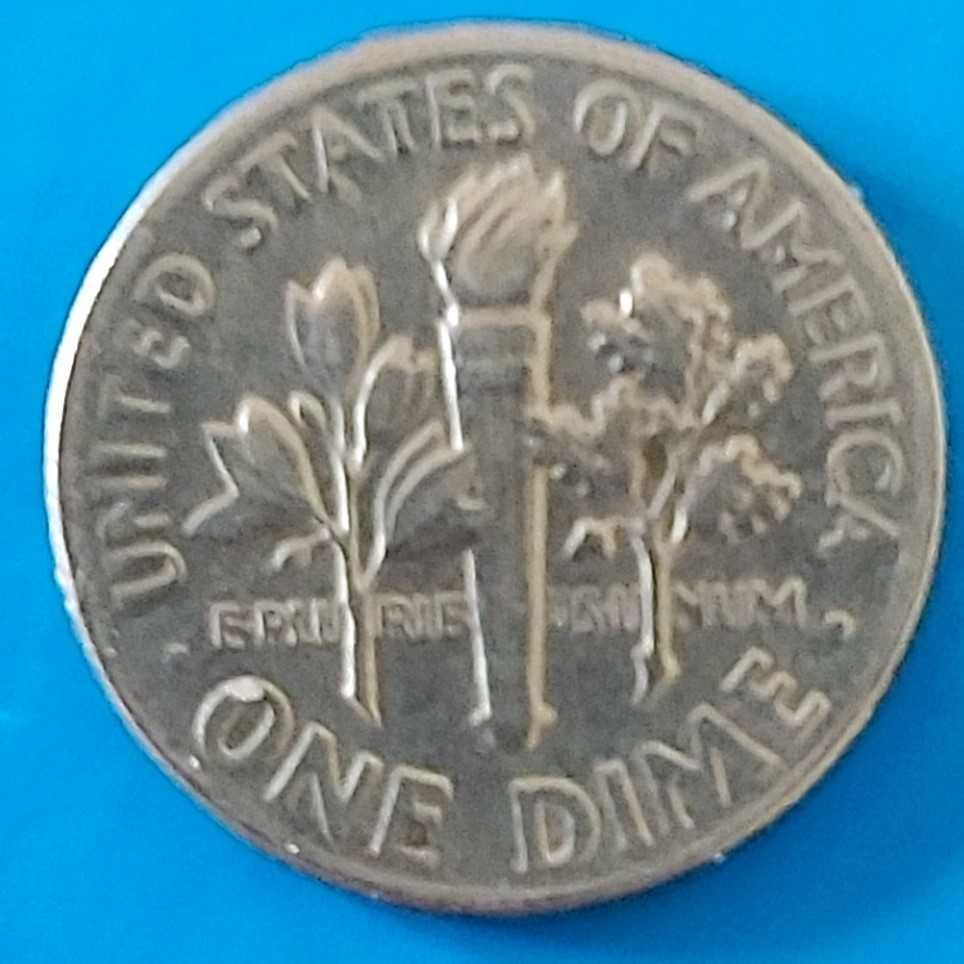One Dime de 1975 dos USA Franklin Roosevelt