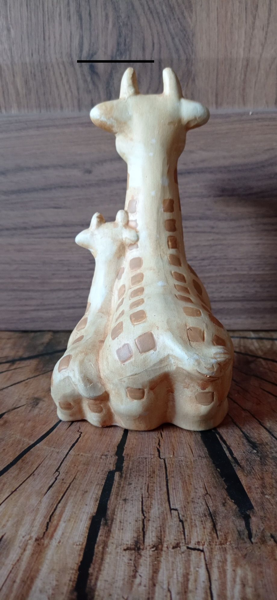 Figurka ceramiczna żyrafy wysokość, ok. 20 cm