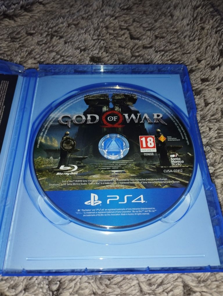 God Of War, PS4, wersja PL, płyta idealna