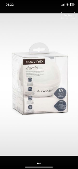 Esterilizador portátil branco