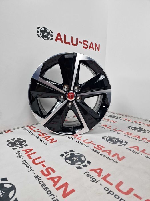 NOWE/DEMO oryginalne alufelgi FIAT 17" 5x108 Scudo Doblo- Czarne