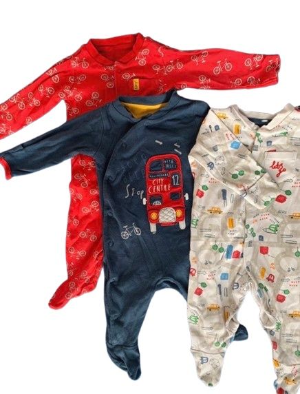 Pajacyk chłopiec Zestaw pajacyków nowych Mothercare r. 1-3 miesiące