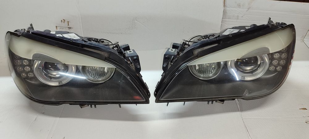 Lampy przód lewa prawa Bmw 7 F01 F02 2008 - 2015 Bi Xenon Led Skrętny