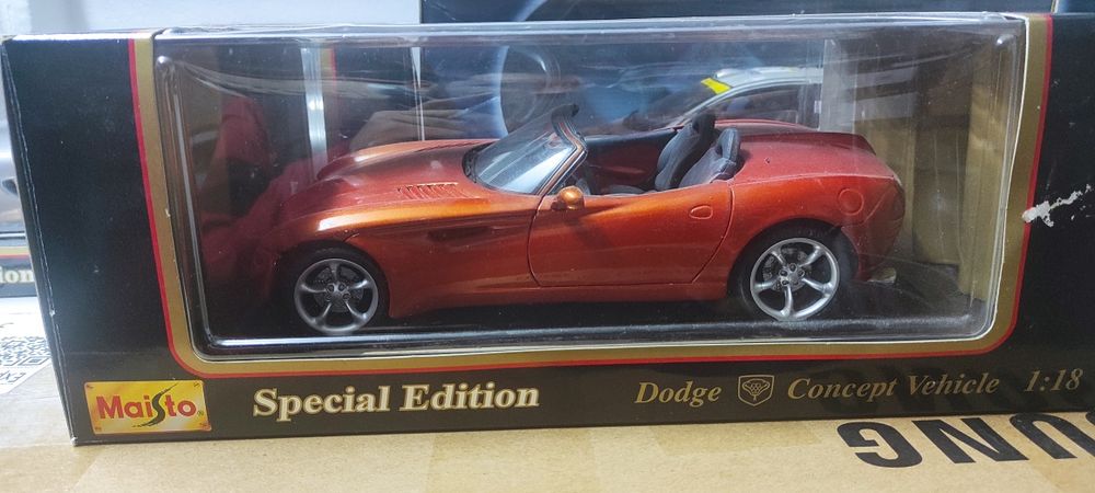 1/18 Dodge concept vehicle maisto carro coleção miniatura