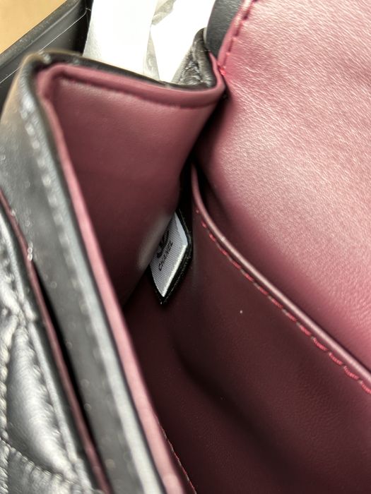 Сумка Chanel Classic 2.55 Medium Double Flap шкіра | чорна | срібло