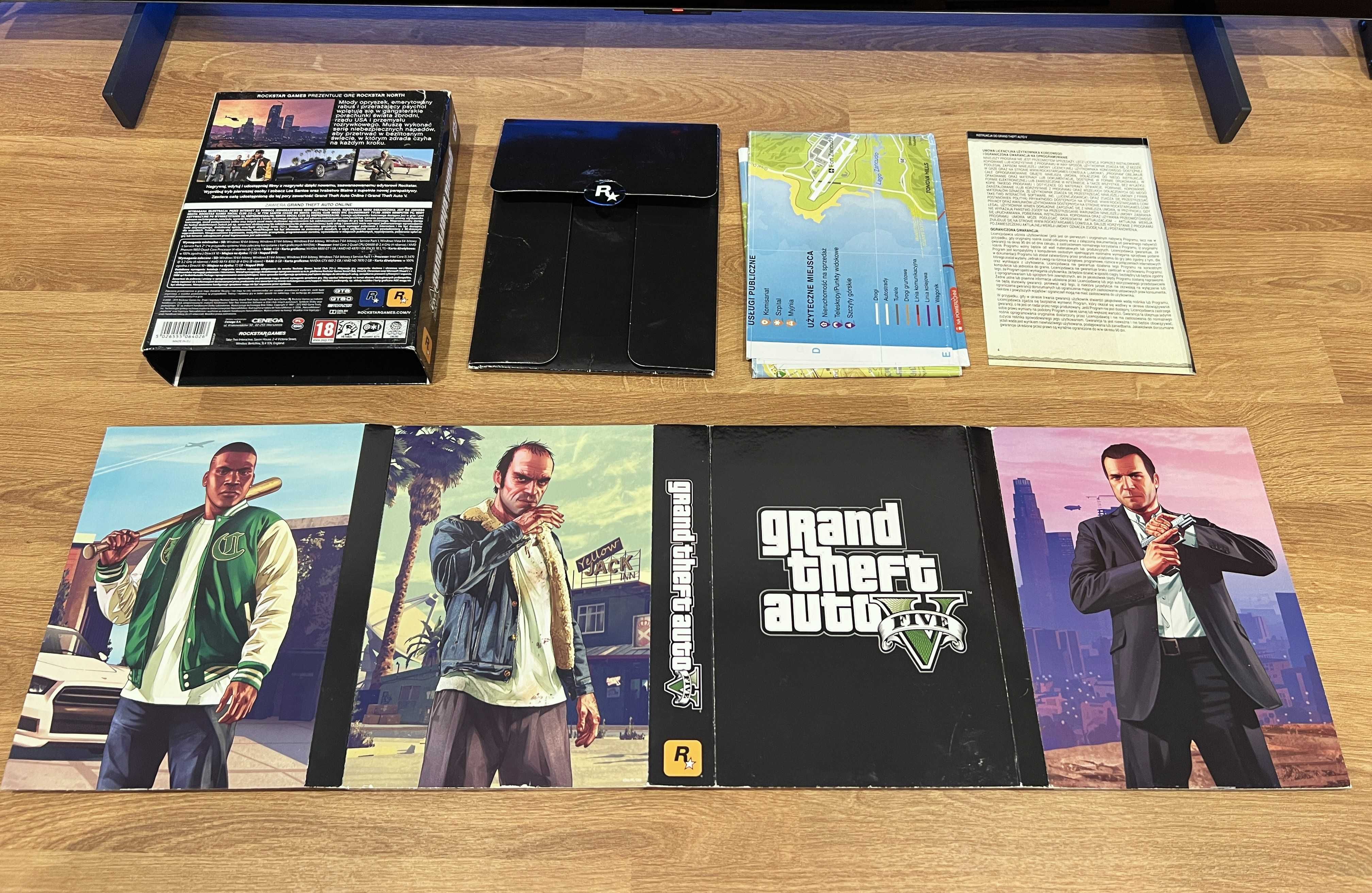 Grand Theft Auto V (PC PL 2015) MINI BIG BOX GTA 5 polskie wydanie