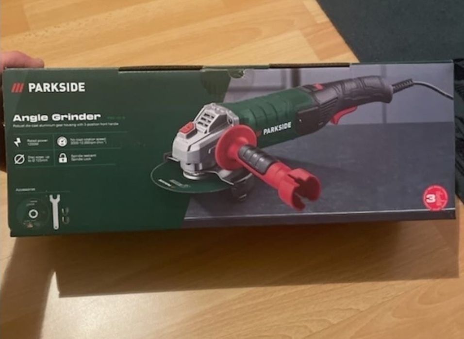 Szlifierka kątowa parkside elektryczna 125