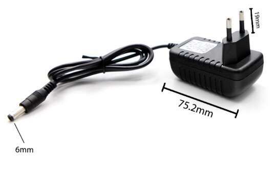 Transformador carregador 1A - 2A D.C. 12v 220v