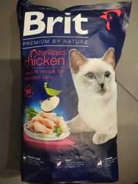 Сухой корм для котов Brit Premium Cat Sterilised, 1.5 кг цыпленок