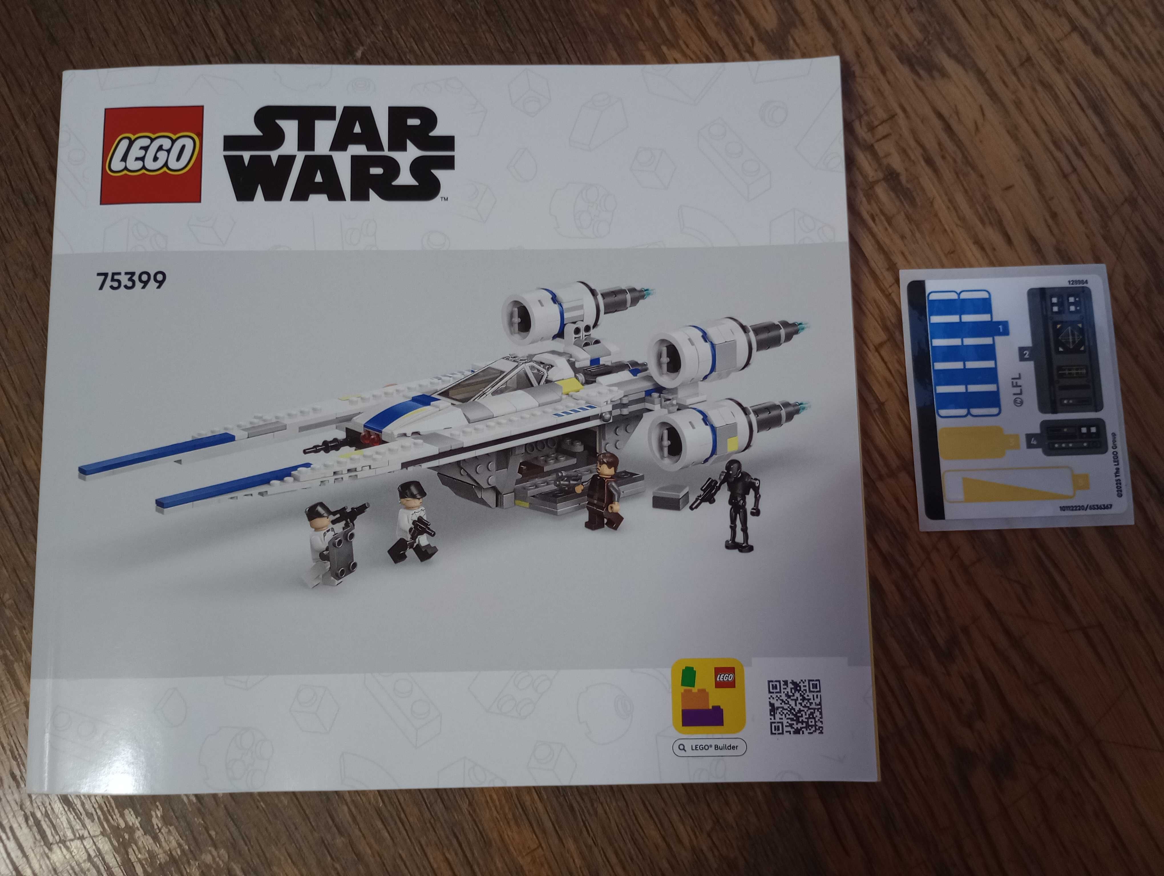 Lego star wars 75399 myśliwiec u-wing rebelii-bez figurek!