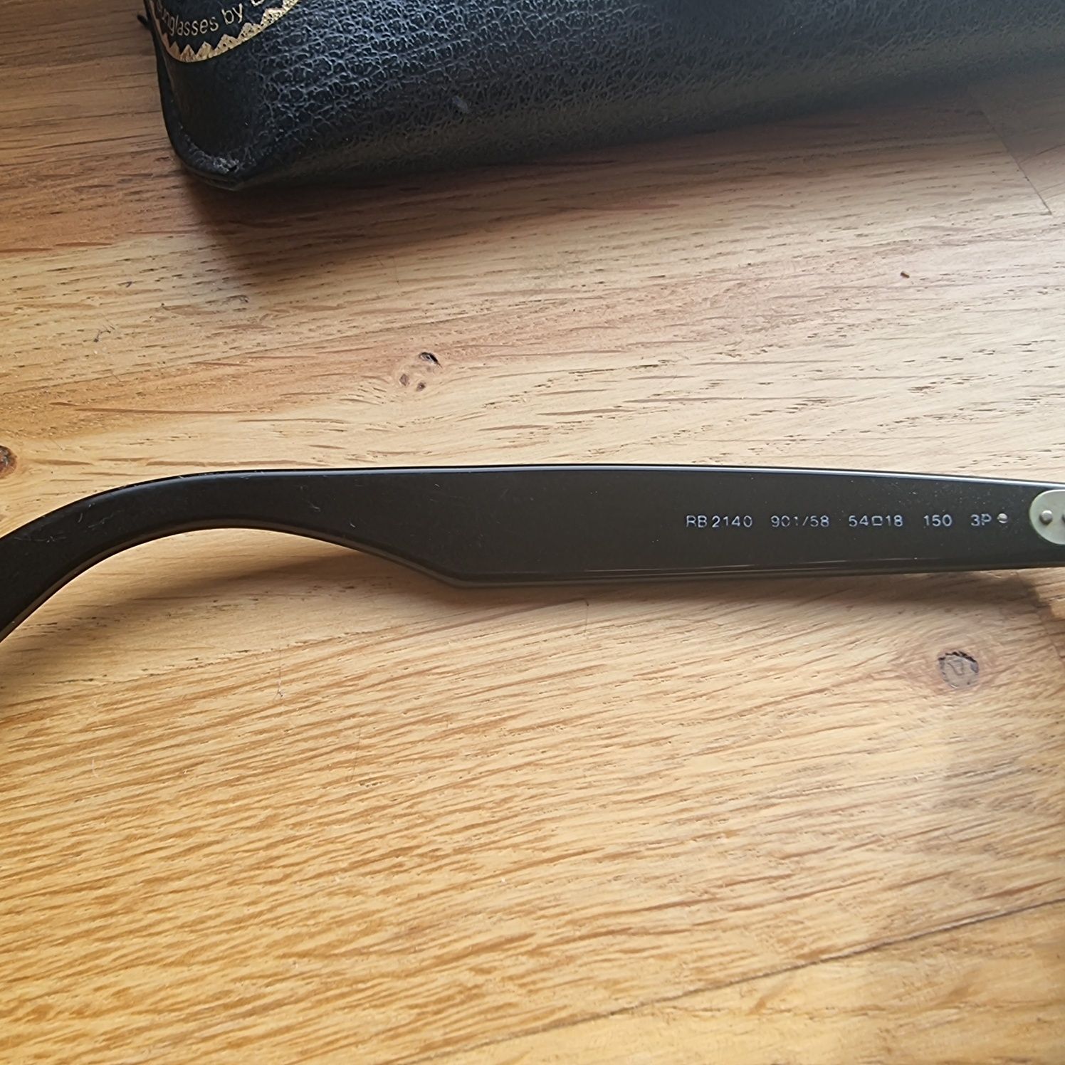 Ray-Ban Wayfarer 58 czarne polaryzowane