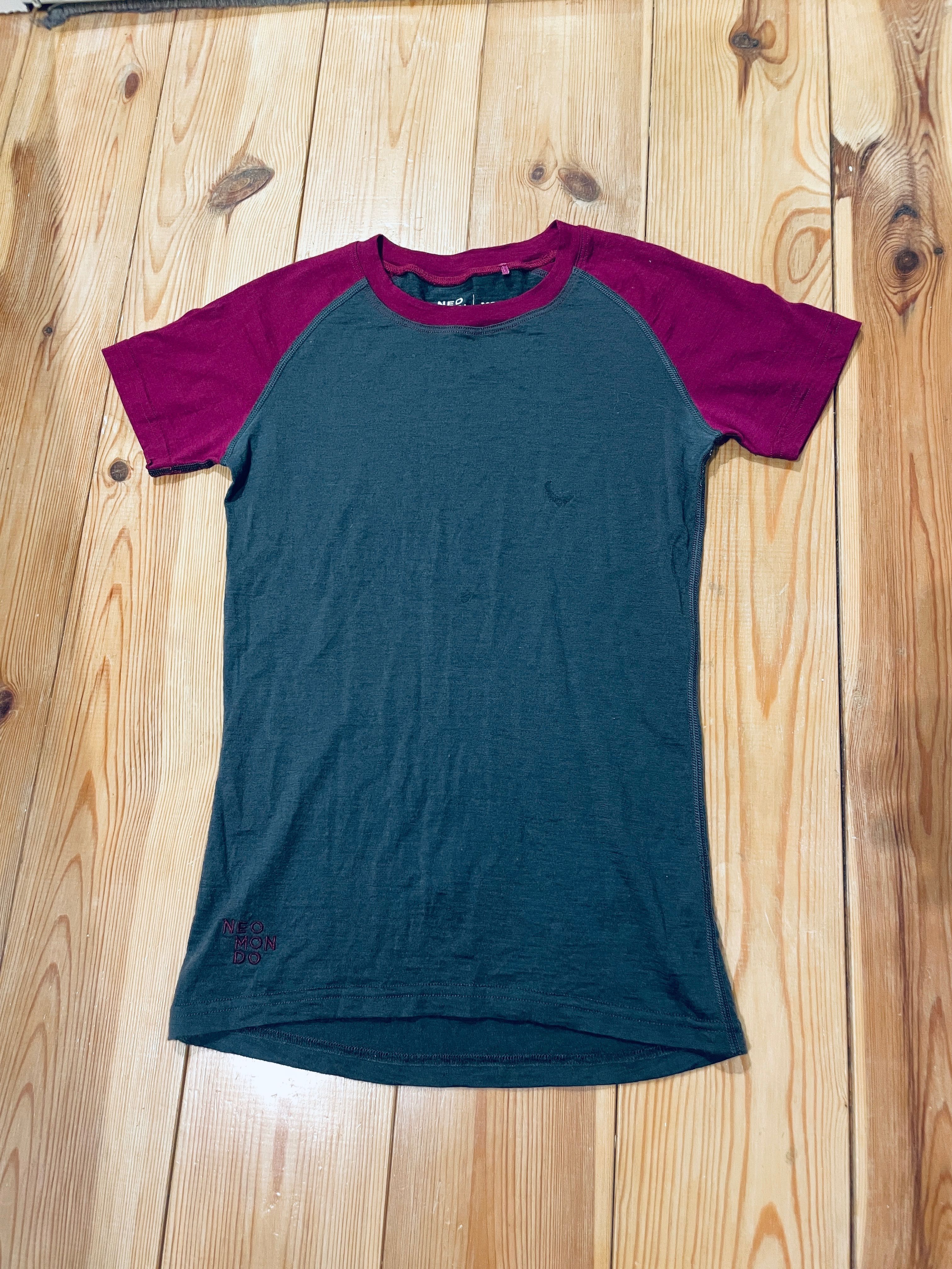 T-shirt Neomondo 100 % Merino roz XS