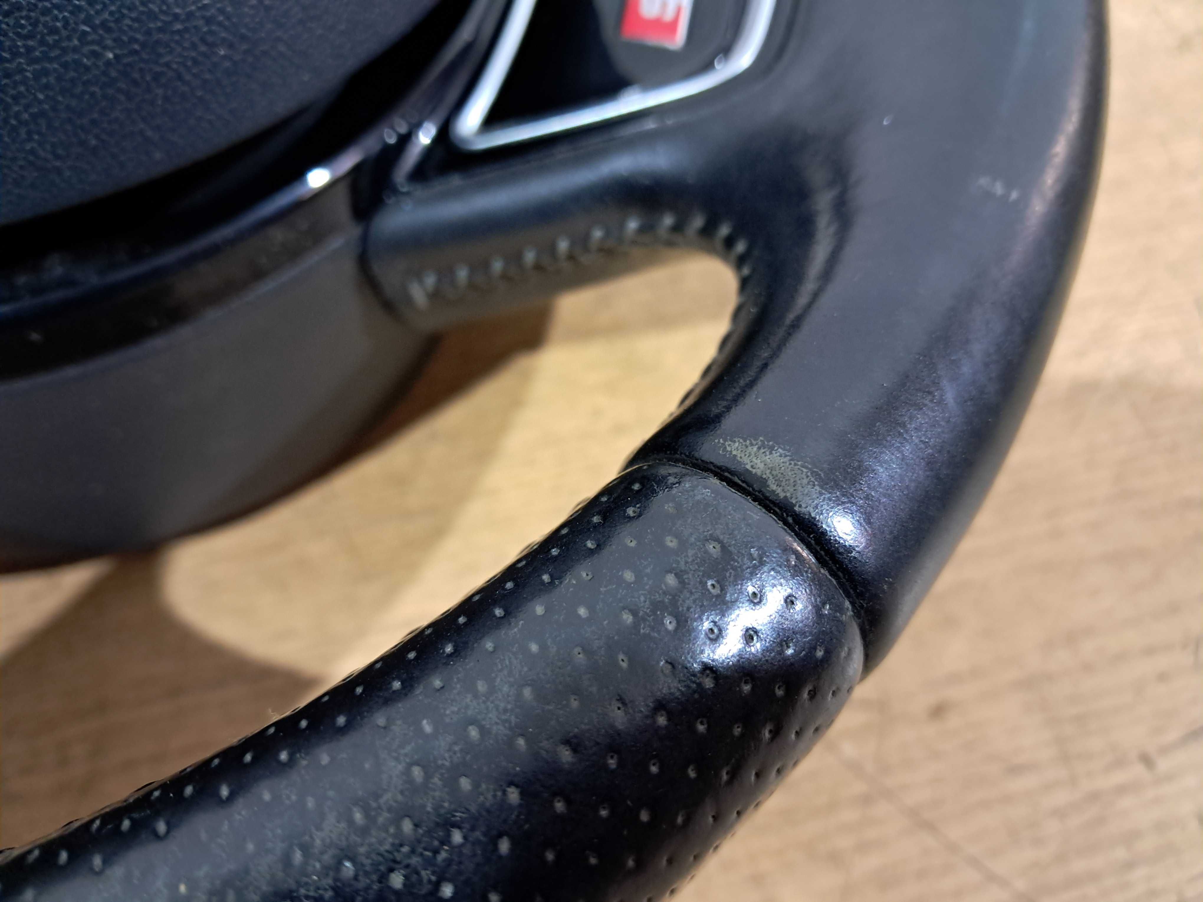 Kierownica A4 B8 A5 Q5 Lift S-line poduszka AirBag wiązka łopatki F1