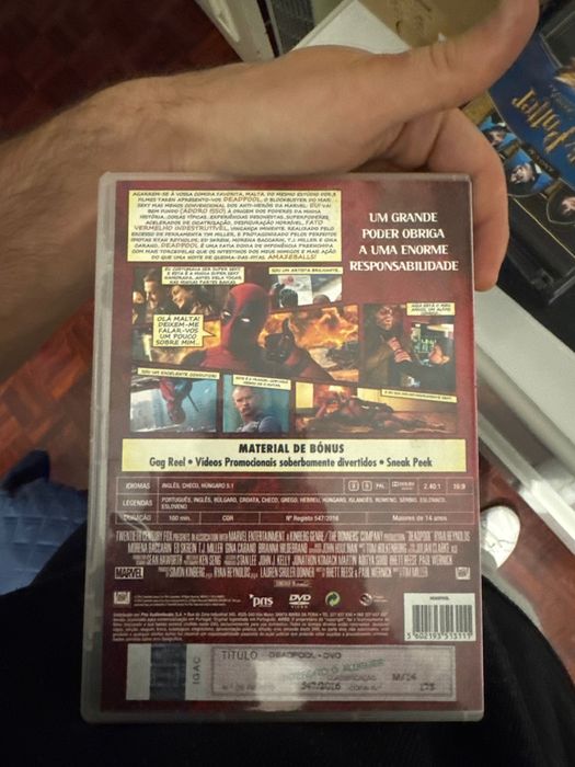 Deadpool 1 filme em dvd original