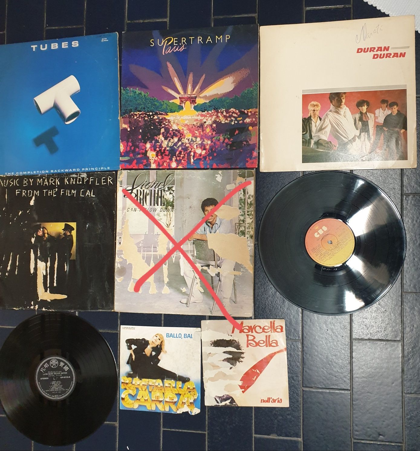 Discos de vinil antigos