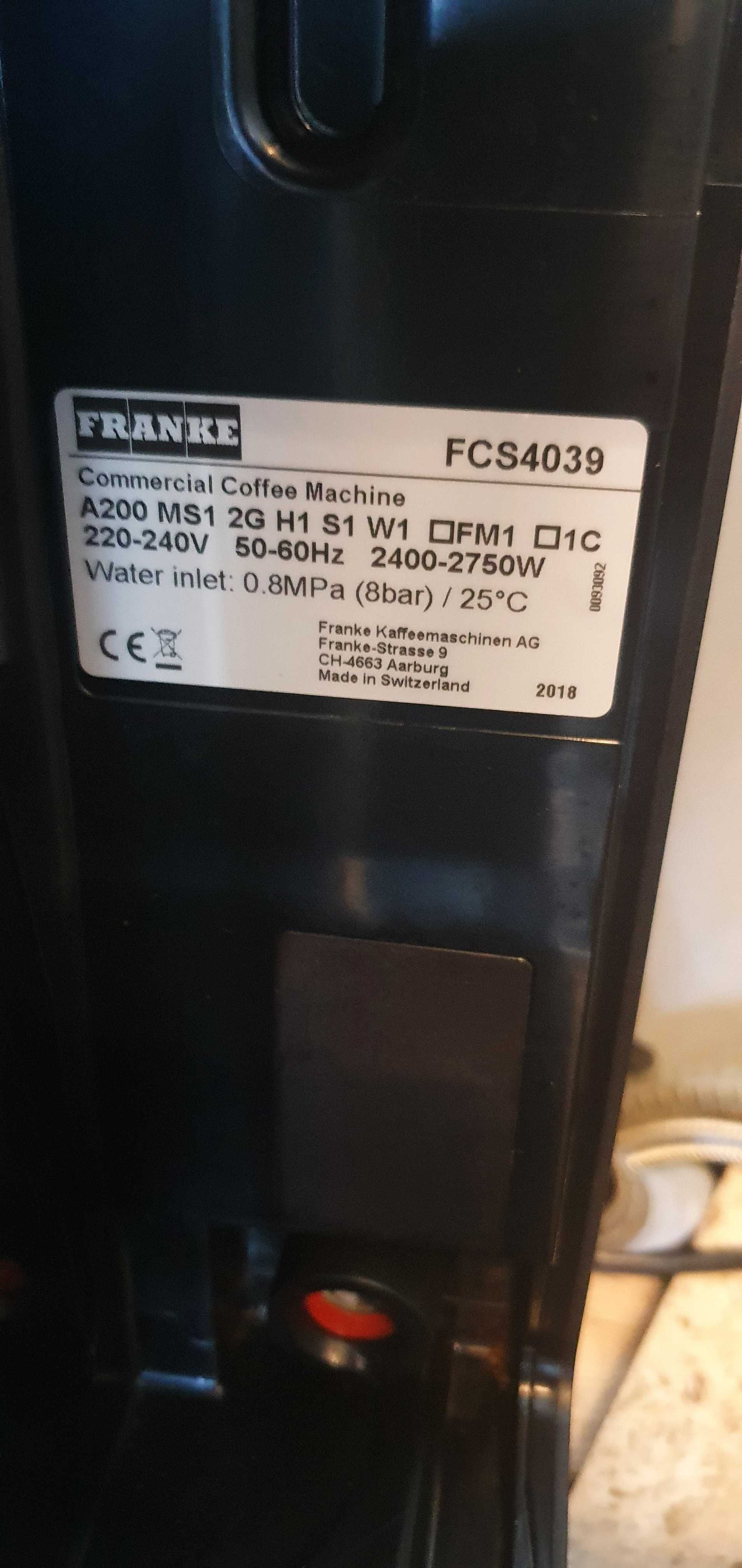 profesjonalny ekspres do kawy Franke A200