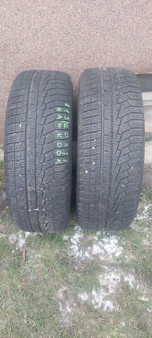 215/60 R17 96H M+S Hankook Winter Iceptevo2 ~6mm - 35/2018r- cena za 2