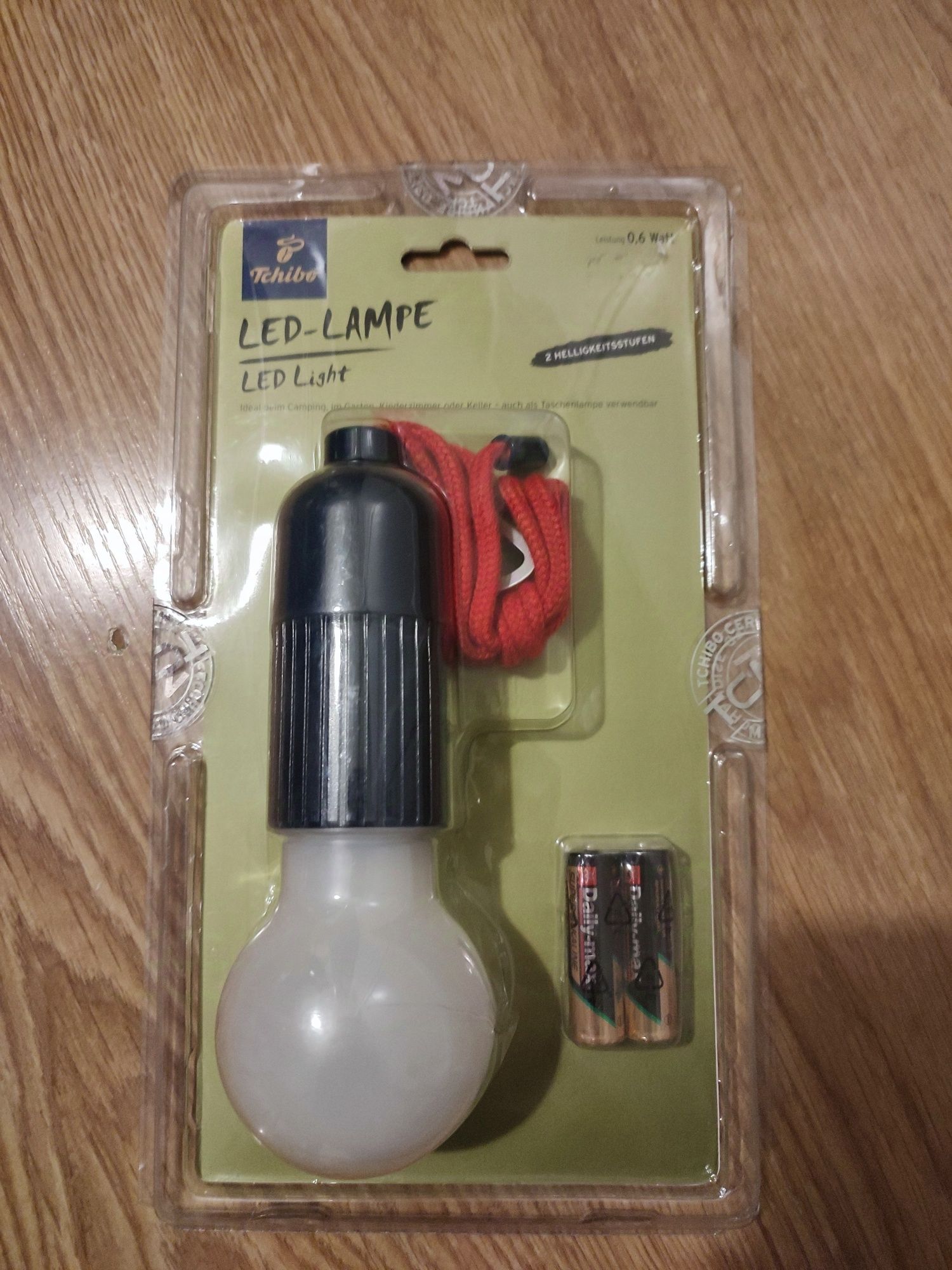 Lampa LED turystyczna Tchibo Nowa.