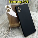 Чехол прозрачный/ чёрный силикон на Samsung A05/ A05s