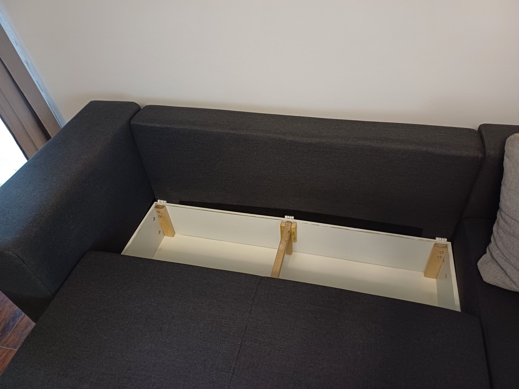 Narożnik 280x210 Agata meble, funkcja spania