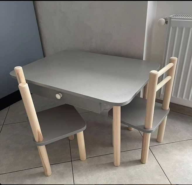Столик стульчик новый деревянный детский лдсп от производителя
