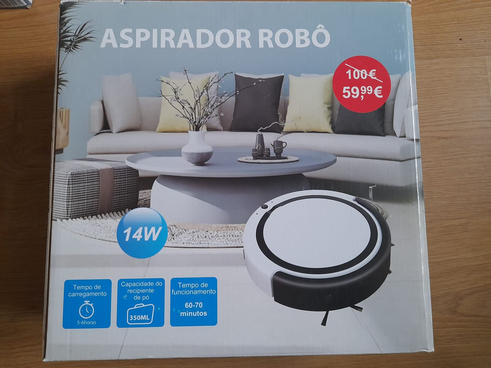 Aspirador robot novo