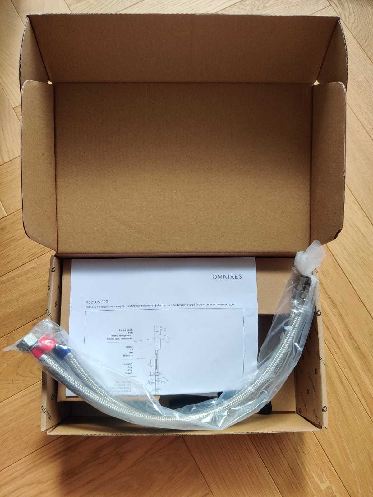 Bateria umywalkowa Omnires Y miedź szczotkowana Y1210NCPB