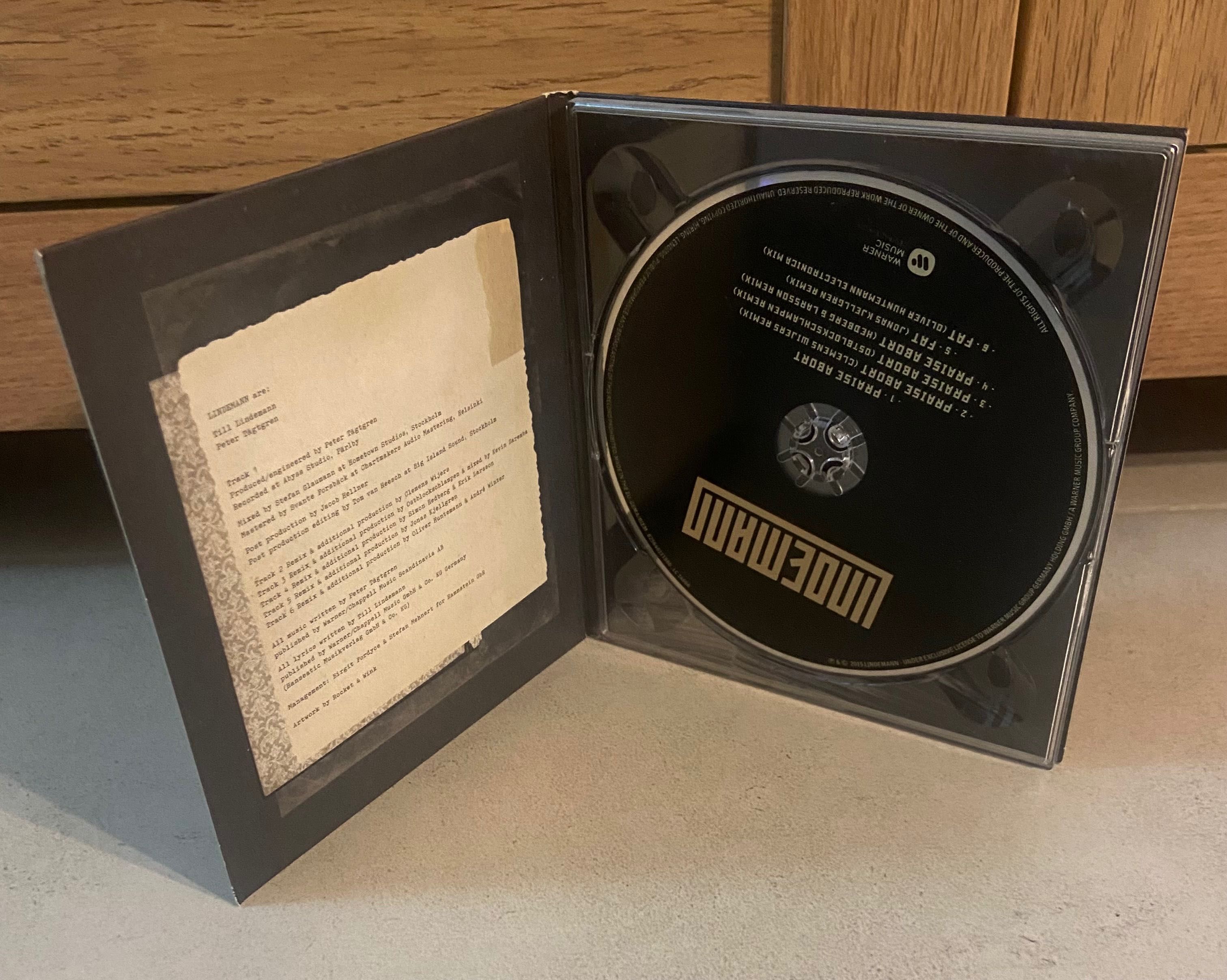 Lindemann Praise Abort Singiel CD