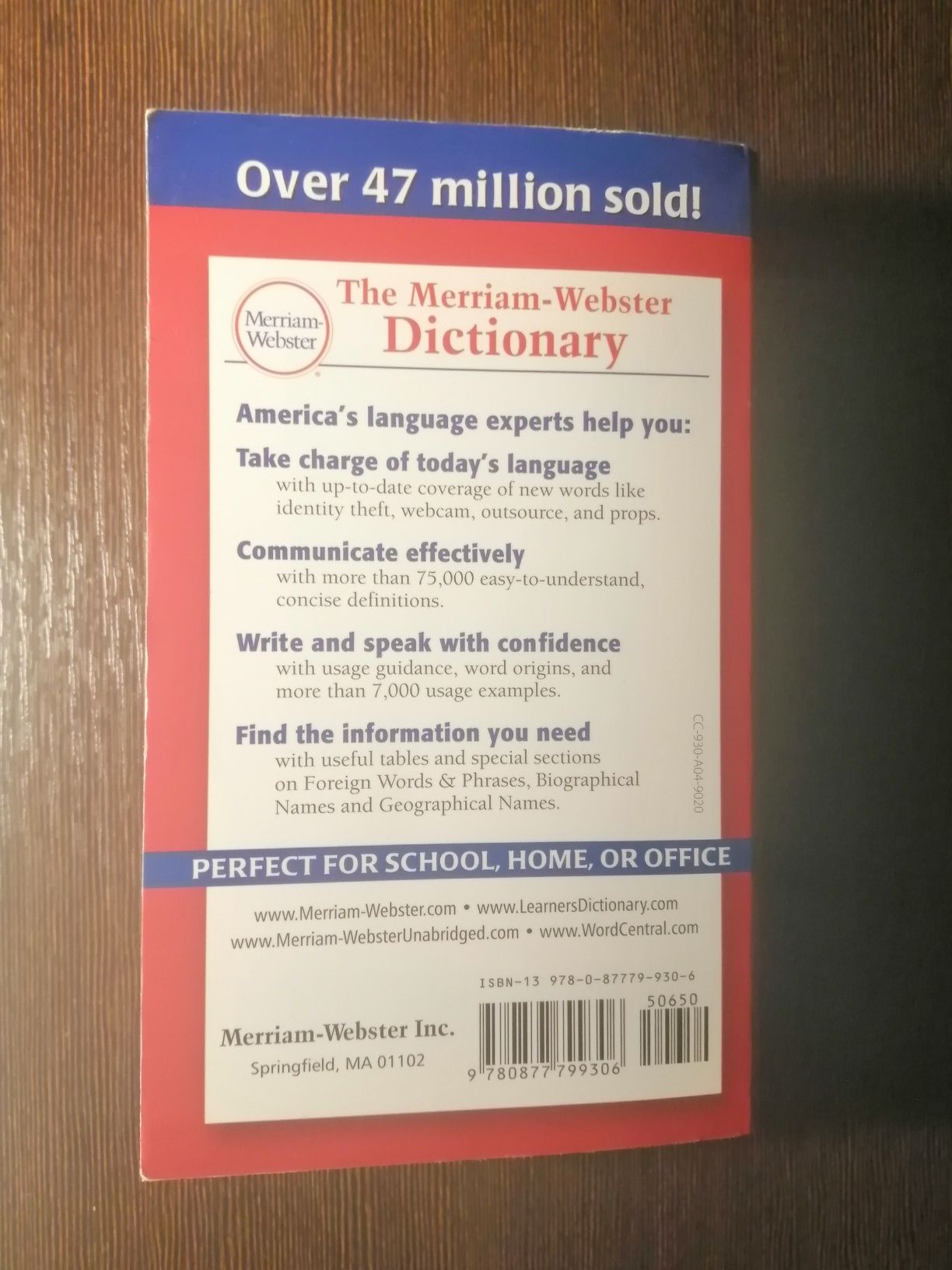 The merriam webster dictionary