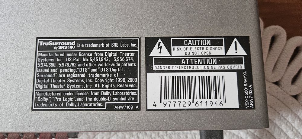 *NEGOCJUJ CENE* Wzmacniacz amplituner kino domowe DVD CD Pioneer