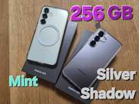 SAMSUNG Galaxy S25 Silver Shadow i Navy 256 GB Szklo i ochrona