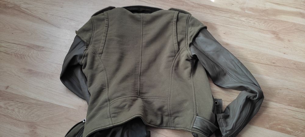 Diesel kurtka skórzana z materiałem damska s