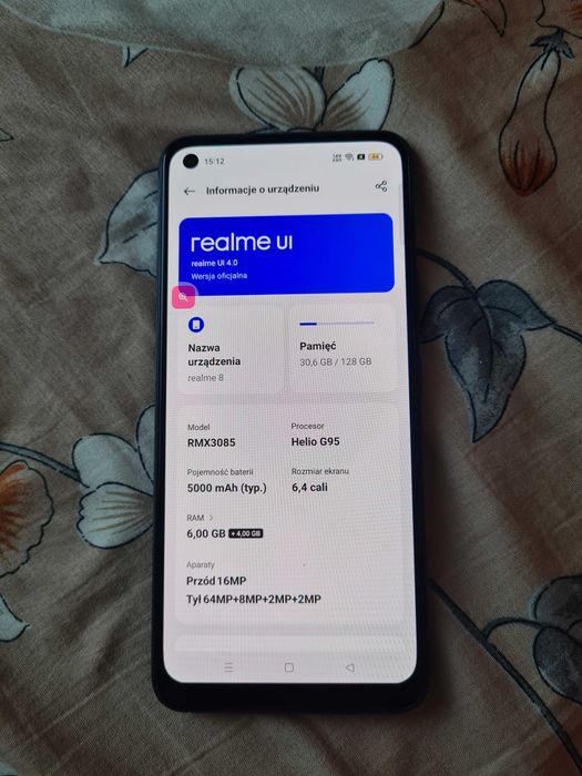 Realme 8 stan dobry