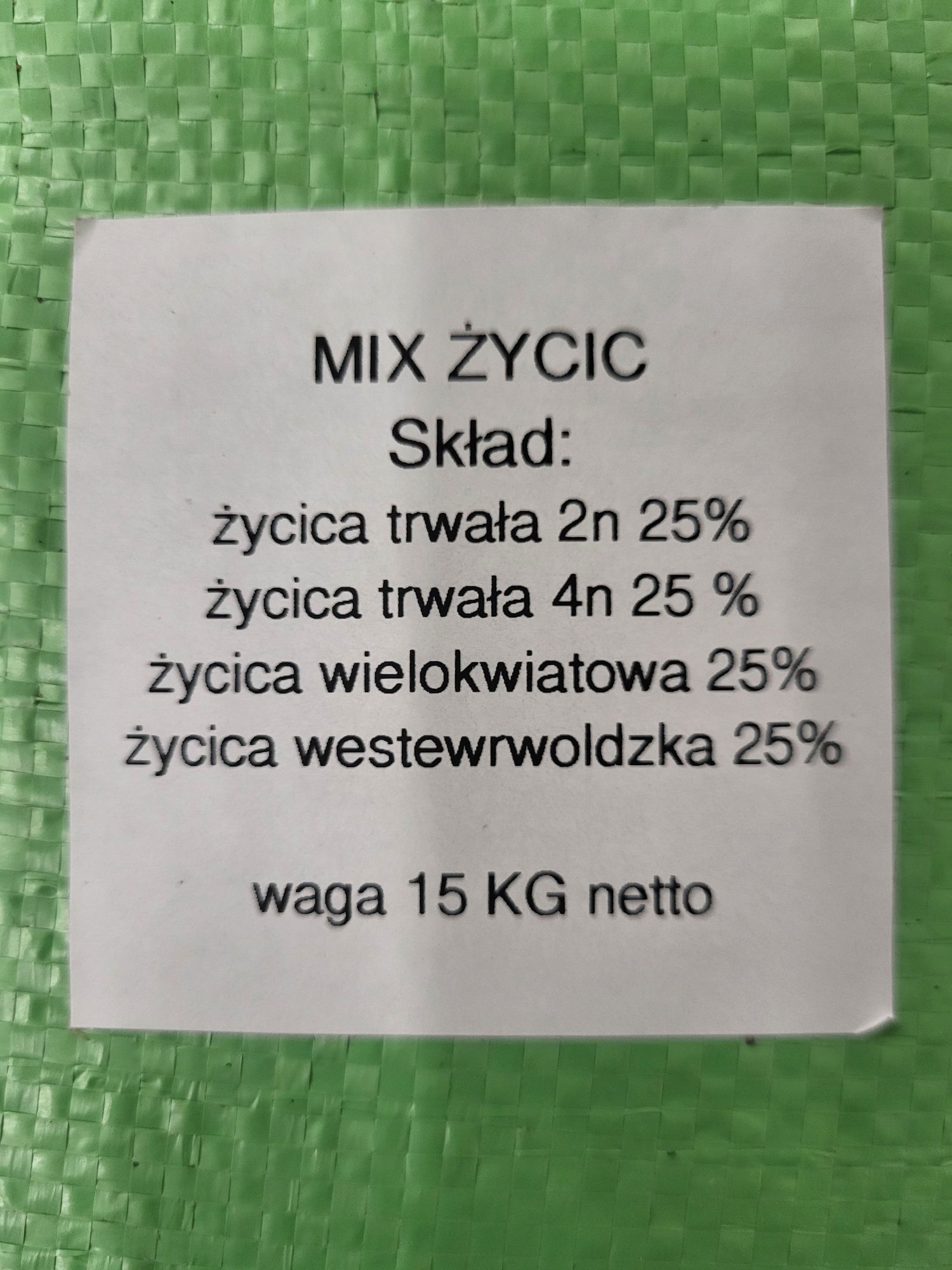 Mieszanka traw Kośna. Kurier