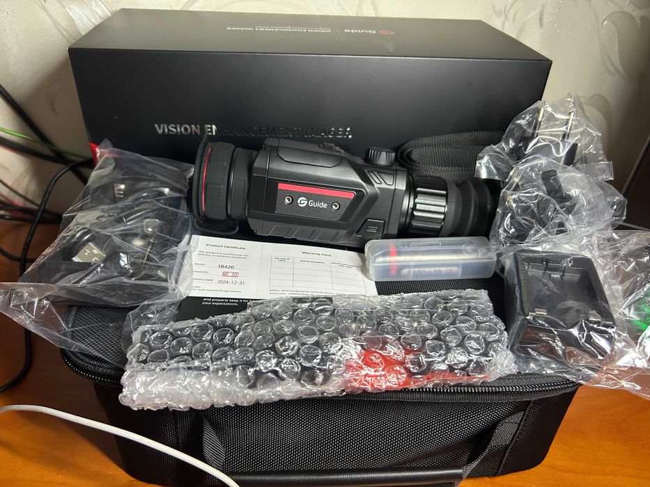 Тепловізійний приціл Guide TR420 VOx 400x300\12μm\≤25mK\25мм\1300м