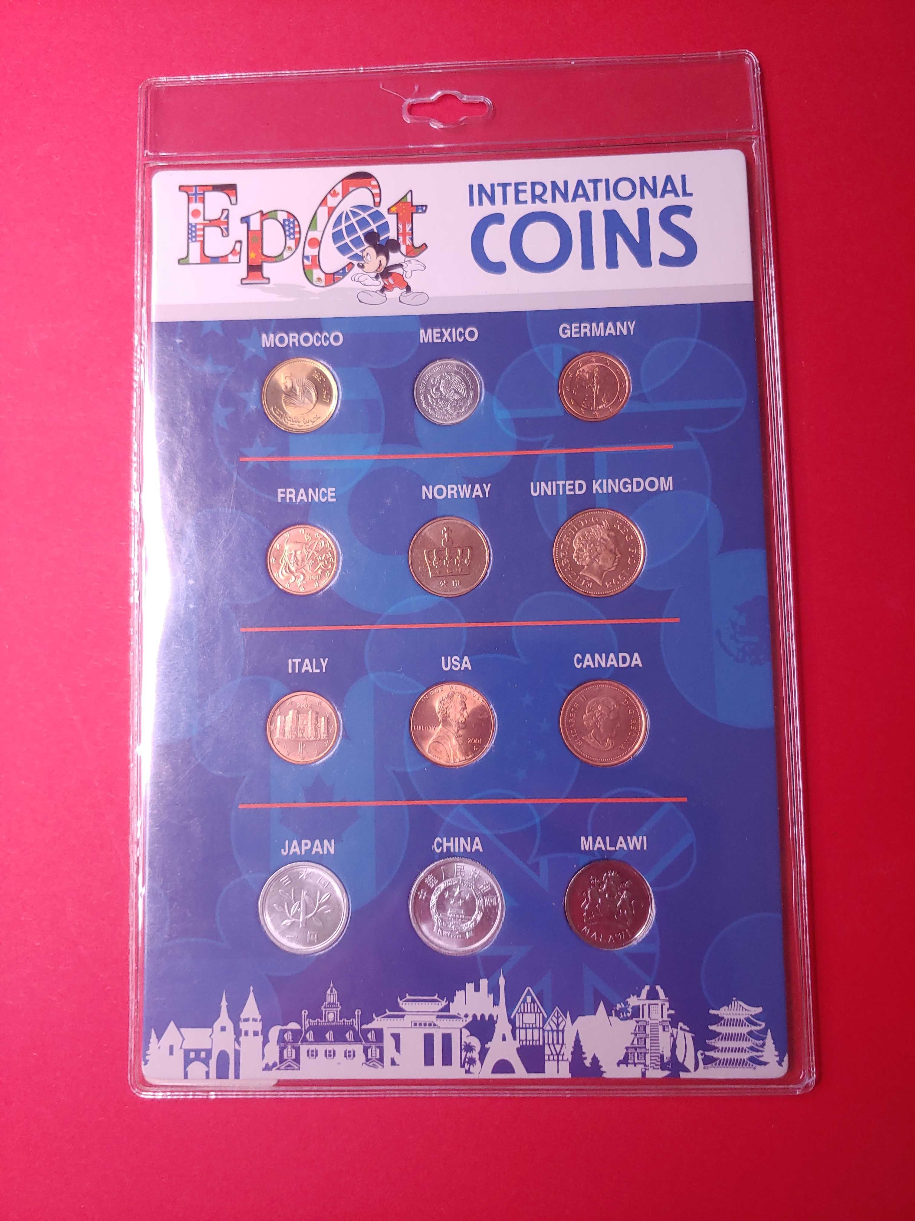 Монеты Disney Epcot International Coins Set