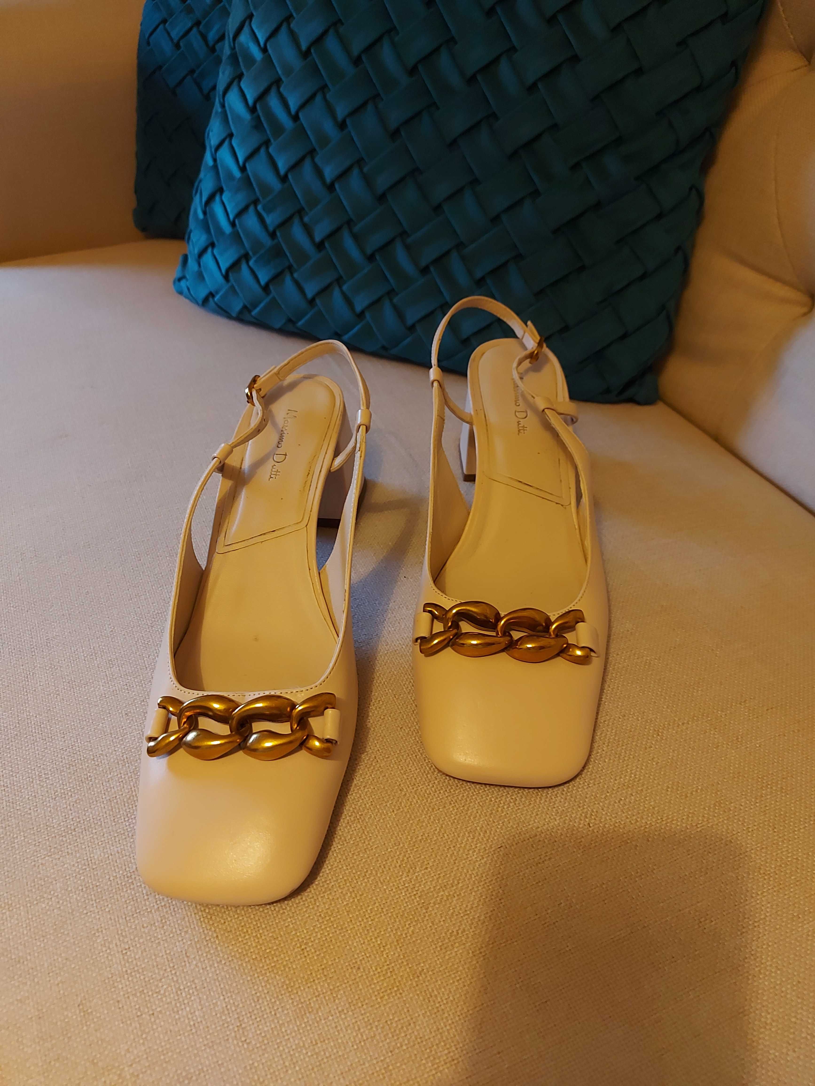 Sapatos pele Massimo Dutti