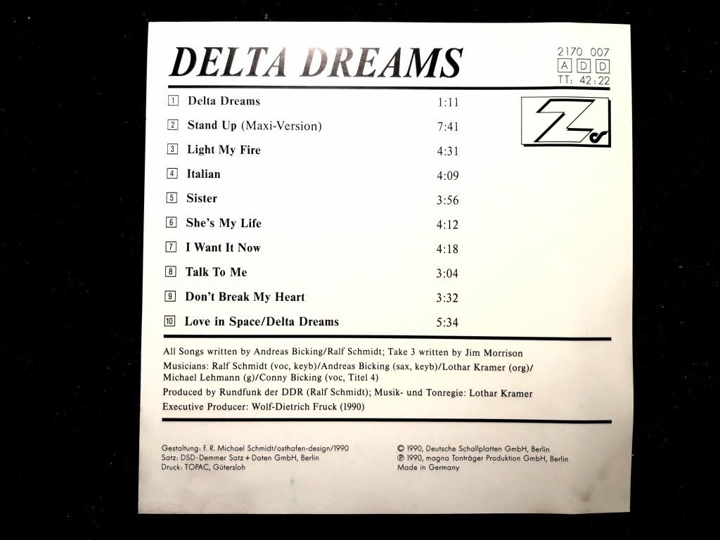 Delta Dreams – Delta Dreams (CD, 1990)