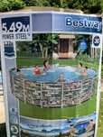 Basen ogrodowy Bestway Power Steel 5.49 m x 1.32 m + chemia GRATIS