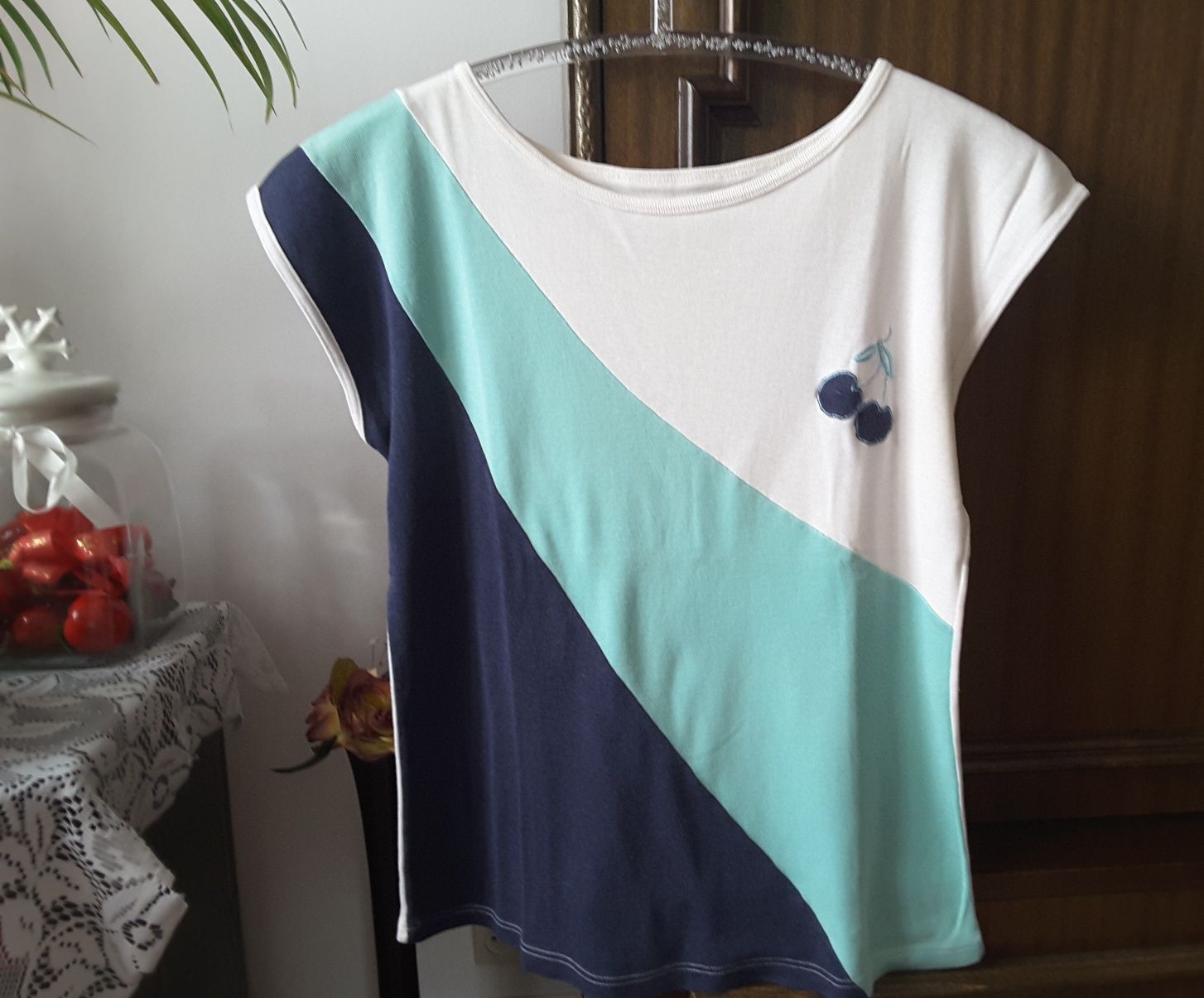 2 topy damskie bluzki letnie + spodenki rozmiar M / L