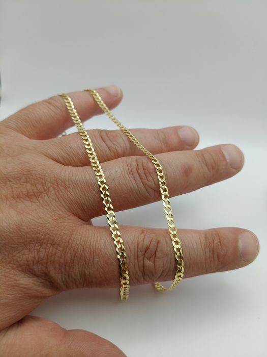 Złoty Łańcuszek Pancerka 50cm Pr.585 Nowy Zapraszamy