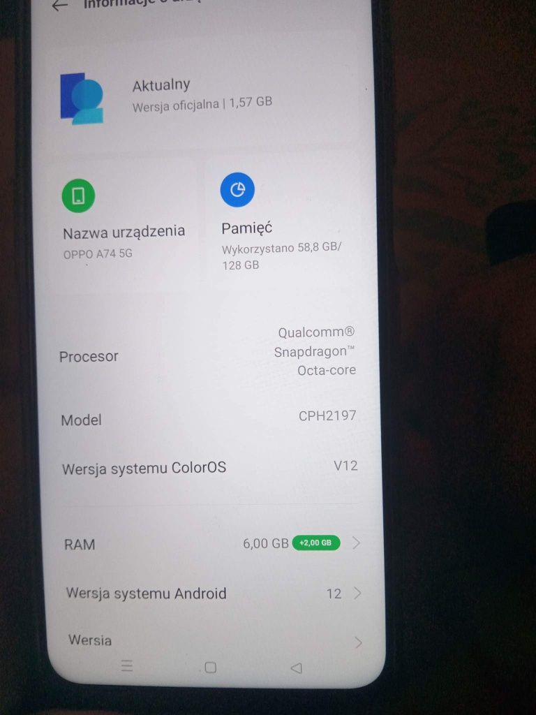 Oppo A74 5G 128 GB