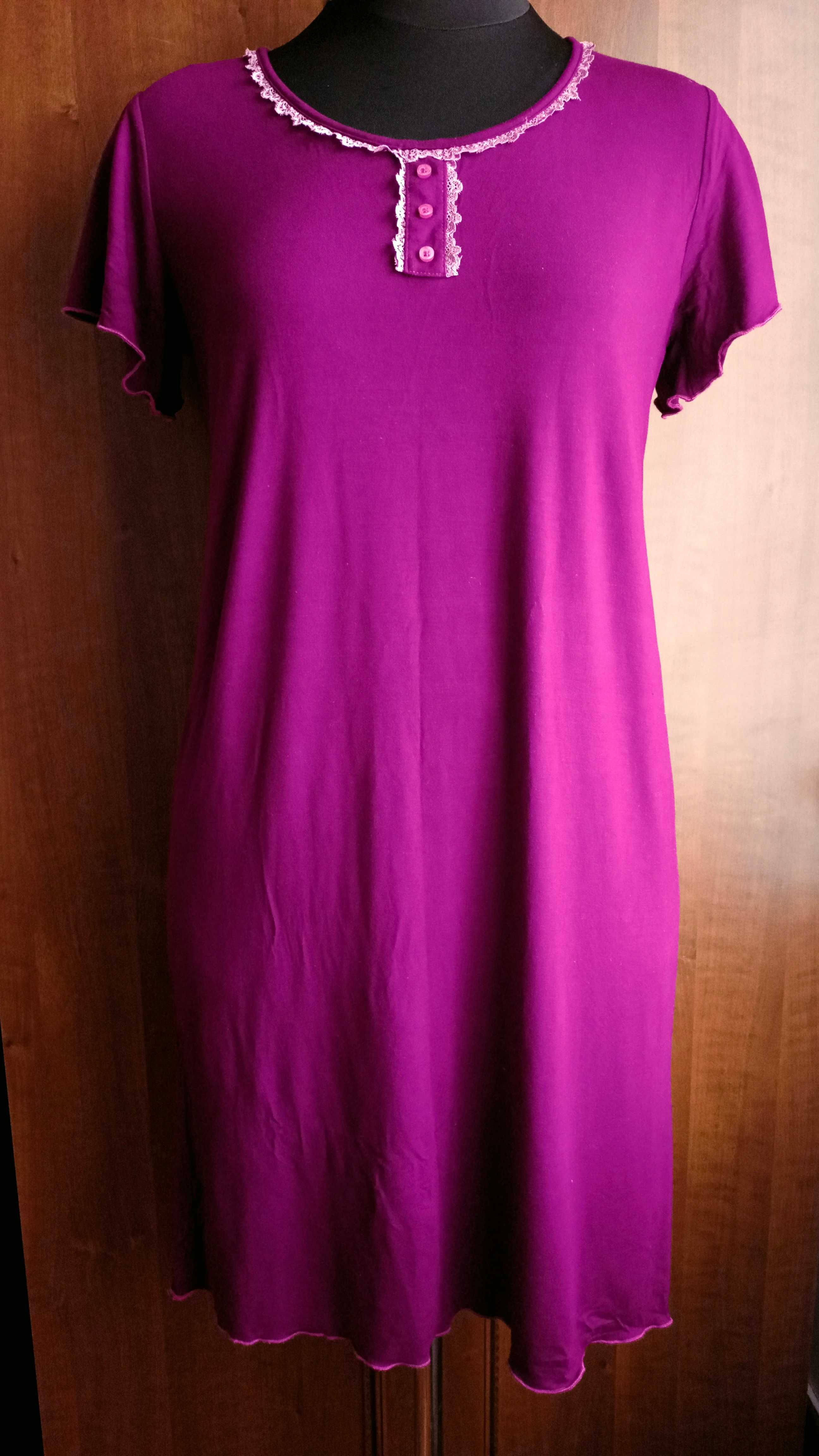 Жіноча трикотажна сукня, жіноча сорочка, домашня сукня, 48 розмір