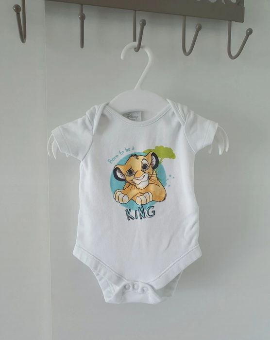 r.62 Disney baby Primark Król Lew body krótki rękaw
