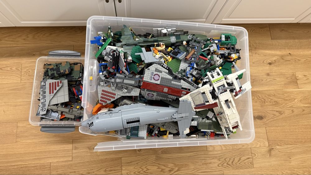 Klocki lego i Cobi używane