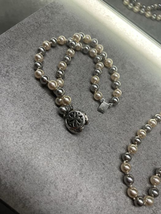 Рідкісне вінтажне перлинне намисто та браслет majorica, набір, лот