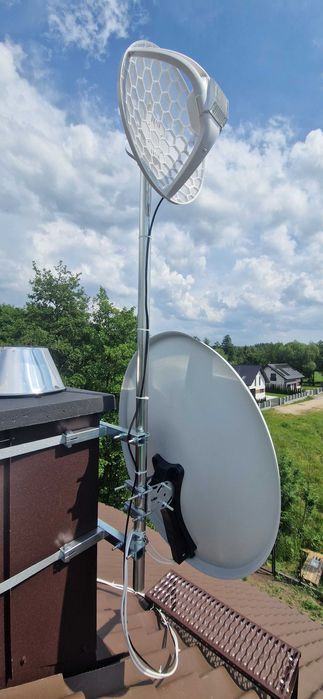 Montaż starlink, LTE, Wifi . Montaż anten satelitarnych, DVBT2